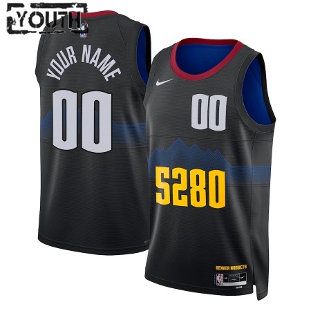 Maillot Basket Enfant Denver Nuggets Personnalisé 2023-24 Nike City Edition Swingman